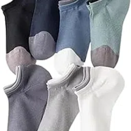 reemc enterprise Unisex Wool Ankle Socks – 7 Pairs, Solid Design, Anti-Odour, Ideal for Daily Casual Wear, Gym, Office – Multicolor-picture-34
