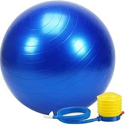 FEEWUS Anti-Burst Exercise Gym Ball 75cm with Pump | Exercise Ball | Non-Slip Stability Fitness Yoga Ball | Balance Gym Ball for Home, Office, Men Women Kids (Multicolor)-image-9