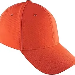 ATABZ Plain Orange Long Cricket Stylish caps hat-picture-30