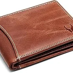 wildhorn Top Grain Leather Wallet for Men I Contrast Stitching I Handcrafted I 8 Card Slots I 1 Zipper & 2 Currency Compartments-picture-30