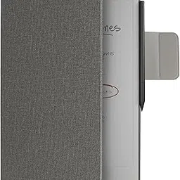 WALNEW Case for Remarkable Paper Pro,Magnetic Slim Book Folio Cover with Pen Clasp, Auto Sleep/Wake Protective Cover for Remarkable Paper Pro 11.8" (2024 Released),Gray-picture-19