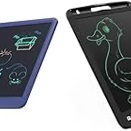 Portronics Ruffpad 15M 15Inch (38.1cm) Re-Writable Multicolor LCD Writing Pad with Smart Lock (Blue) & Portronics Ruffpad 8.5E Re-Writable LCD Writing Pad with Screen 21.5cm (8.5-inch)(Black)-picture-48