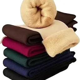 vnhsin Women Warm Soft Furry Winter Ankle Length Socks Pack of 4 pairs-picture-24