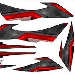 Just Care Fancy kit Sticker May be for Hero Splendor Bike (Red Splendor)-picture-35