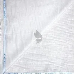 Siyaram's Premium Fabric with Linen (60%) + Lyocell (20%) + Cotton (20%) and Also high in Softness, Breathability, Durability White Colour Unstitched Shirt Fabric - 1.60 MTS / VV2296-picture-58
