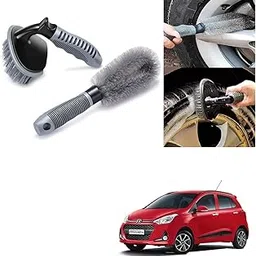 Auto Addict Combo Car Tyre Cleaner Wheel Tire Brush and Alloy Brush for i10 (2007-2014)-picture-62