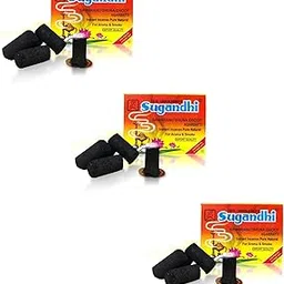 Box Pack of 3 (20 Sticks Per Box) Sugandhi Sambrani/dhuna Dhoop Agarbatti Instant Incense Pure Natural for Aroma & Smoke, Home Temple Worship, Peace & Harmony, Purification, Positivity-picture-43