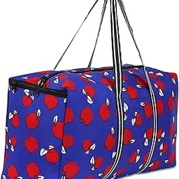 turtuls group Blue Color Cloth Traveling Duffels Beg from Travel Trip Weekend Picnic (Red/Blue) Color Medium Size for Men/Women-picture-40