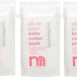 Mothercare All We Know Baby Cotton Pads, 60 Pack (3pcs)"-image-70
