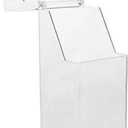 GALPADA Mask Dispenser and Glove Storage Holder Wall Mounted Transparent Organizer Box for Masks Gloves and Items for Laboratory and Office Use-picture-29