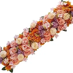 Merishopp Arch Flower Panel Romantic Decorative DIY Background for Wedding Event Party orange|1 Graduation Gift Money Holder|Venue Decorations| Wedding Supplies-image-7