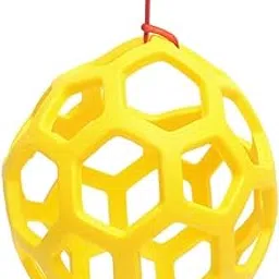 HEAVENGLOW Treat Ball Paddock Rest Hollow Fun Hay Feeder Toy for Goats Sheep Yellow-Sporting Goods-Outdoor Sports-Equestrian-Stable Accessories-Other Stable Accessories-1 Treat Ball-image-5