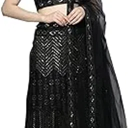 varni fabrics: a lady's first love Soft Net Lehenga Choli Set,Zari Embroidered, with Dupatta-picture-47