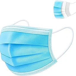 Disposable Face Mask, 3-Ply, Light Blue, Pack of 100-picture-21