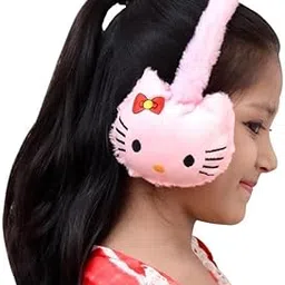 Faux Fur Winter Outdoor Accessory Ear Muffs | Warmer for Girls & Women for protection from Cold, Ideal Head/Hair | Pink Color-image-29