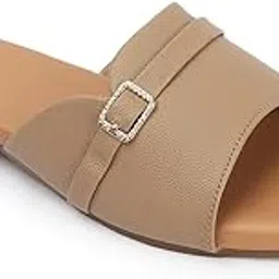 chinraag Flat Sandal for women and Girl's Colour : Beige-picture-30
