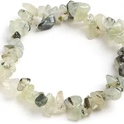 gempro gemstone Prehnite Chip Stretch Bracelet-picture-48