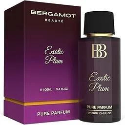 Bergamot Beaute EXOTIC PLUM Pure Parfum | Plum, Honey & Vanilla | 12+ Hrs Long Lasting Perfume for Women | Higher Concentration than EDP 100ML-picture-10