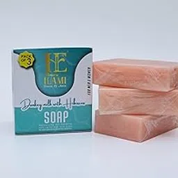 Hamaraz ILAMI Donkey Milk with Hibiscus Soap (Pack of 3, 100g Each) | Moisturizing, Anti-Aging & Skin Glow | Natural Glycerine Soap for Men & Women | Sulfate-Free | For All Skin Types-picture-13