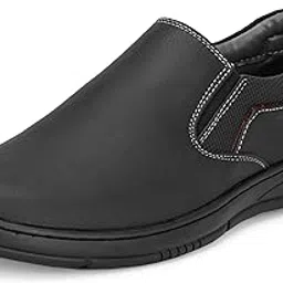 centrino Slip-On Men's Formal Shoe | Stylish Non-Lace Design | Soft Cushioned Insole for Comfort | Premium Craftsmanship & Durable Build | Perfect for Office & Formal Wear (4541)-picture-56