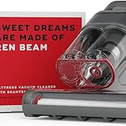 REN Beam Mattress Vacuum Cleaner for Dust Mites, Allergens & Pet Hair | 4 Step BEAMTech™ | Vibration, UV-C Light, 50000 Hz Ultrasonic Waves, 60°C Hot Air Treatment | 7 Grade Filtration with HEPA-image-2