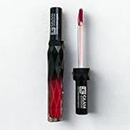 Luxury Diamond-Cut Matte Lipstick, Deep Red, Black Case image 1