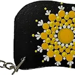 uac utkarsha artsy casa Utkarsha Artsy Casa Decorative Handmade Rectangular Mandala Keychain (Multi-Colour, Utkarsha_Artsy_Casa_Keychain_001)-picture-11