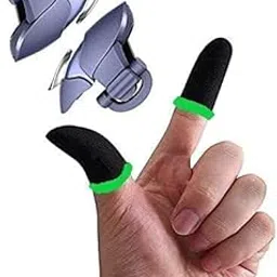 Pubg Shark Trigger-778 Battlegrounds X1 Combo | Pubg Mobile Gaming Triggers + Finger Sleeves | For Bgmi/Free Fire Max/Cod Mobile/Legends/Free Fire Mobile - (Blue) (Blue Shark + Sleeves) - Pc-image-0