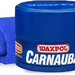 Waxpol Carnauba Wax Premium Car & Bike Polish (100 g) with free Microfiber Cloth-picture-50