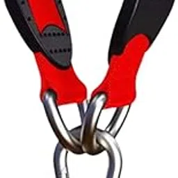 ATORSE 3xExercise Strap Working Out Belt with Snap Carabiner Tree Swing Hanging Strap Red-picture-13