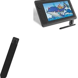 BoxWave Stylus Bag Compatible with Parblo Coast 12 Pro (BoxWave Stylus Bag) - Stylus PortaPouch, Self-Adhesive Portable Stylus Pen Holder for Parblo Coast 12 Pro - Jet Black-picture-33