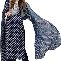 anni designer Women's Cotton Blend Straight Printed Kurta with Pant & Dupatta-picture-23