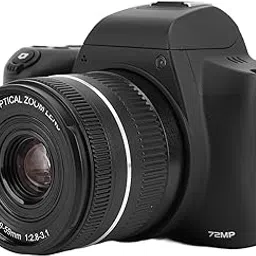 4K Digital Camera, 72MP 12x Digital Zoom Vlogging Camera, 1450mAh Autofocus Compact Point and Shoot Digital Camera with 3 inch IPS Screen, Telescopic Lens-image-6