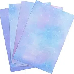 Pllieay 4 Pieces Printed Aida Cloth 14 Count Cross Stitch Fabric, Embroidery Cloth, 18 x 12 Inch, Starry Sky Printed Patterns-image-29