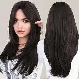 ASSU Long Hair Wig, Centre Parting, Women’s Wigs, 26 Inches, Synthetic-picture-28