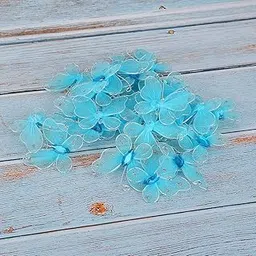 Mesh Glitter Funny Portable Elegant Dazzling Firm Apparel Accessories, Scrapbooking for Cards Jewelry Crafts(Sky Blue)-picture-17