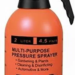Multi-Purpose Pressure Sprayer, Orange, 2 Liter Capacity, Leak-Proof Design with Fine Mist Stream Control for Gardening, Cleaning, Automotive-image-47