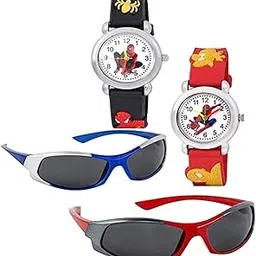 sba prime Unisex Child Goggle Sunglasses With Watch (Pack of 2 Sunglasses & 2 Watches)-picture-15