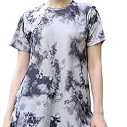 Women Cotton Tie-Dye Regular Casual Loose Fit | Overd T-Shirt-image-11