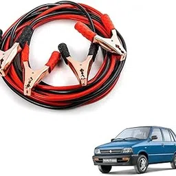 Kozdiko Heavy Duty Auto Jumper Cable Battery Booster Wire Clamp with Alligator Wire Emergency Car Battery Charging Booster Cables Compatibile with Maruti Suzuki 800-image-94