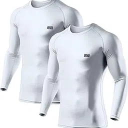 WORK FOR IT Men's Sports Compression T-Shirt Running Workout Long Sleeve Quick Dry Base Layer Active Athletic T-Shirt Gym Tops-picture-28