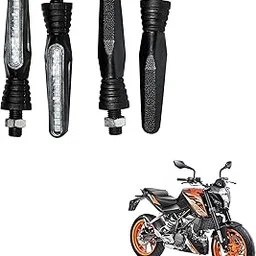Miwings Pack of 4 Amber Bright SMD LED KTM Style Indicators For KTM 125 Duke (4.Pcs Amber Color Indicator)-picture-13