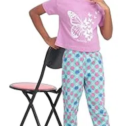 Toddler Girls Night Pant Lower for Girls 3 Piece Pack (Green/Navy/Purple, 18-24 Months)-picture-18