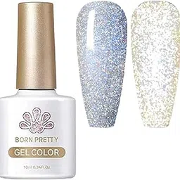 BORN PRETTY Reflective Glitter Gel Polish 10ml UV Gel Nailpolish From Say Wow Store - FBS01-image-11
