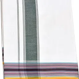 tuni mani Thillana Vari Panchakajam 9X5 Polycotton Dhoti with Towel/Size: 4.0m Dhoti, 2.25m Towel-picture-42