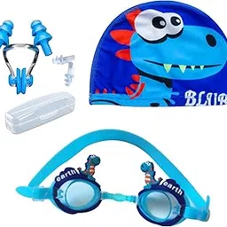 NHCDFA Swimming Glasses for Kids, Swimming Goggles, Swimming Glasses Swimming Goggles for Kids 6-14 Cap for Accessories Anti-Fog Goggles & Free Size Caps-picture-19