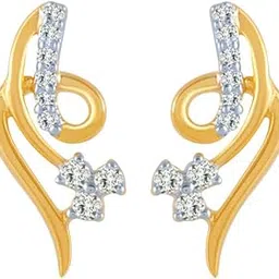 p.c. chandra jewellers Gold and Diamond Stud Earrings for Women-picture-29