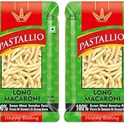 Pastallio Long Macaroni Rigati Pasta – 100% Durum Wheat Semolina | No Maida | No Additives | High in Protein & Fibre – 2 Packs of 500g (1kg Total)-picture-32