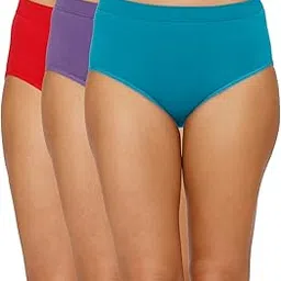 zivame Women's Cotton Blend Classic Solid Hipster Panties (Pack of 2)-picture-26