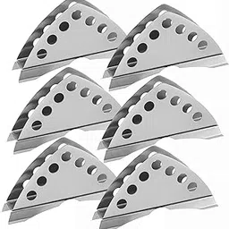 EVK® Stainless Steel Napkin Tissue Paper Holder and Dispenser with Round Holes for Kitchen, Restaurant, Office, Dining Table, Café, Hotels, Tissue Napkin Stand Pack of 6 (Tissue Holder 06|Silver)-picture-60